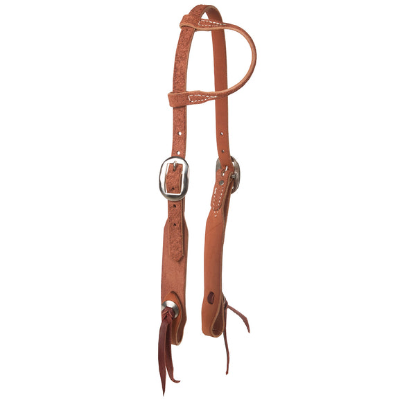 NRS Roughout Single Ear Concho End Headstall