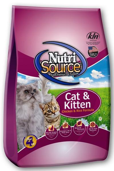 NutriSource® Cat & Kitten Chicken and Rice Dry Cat Food