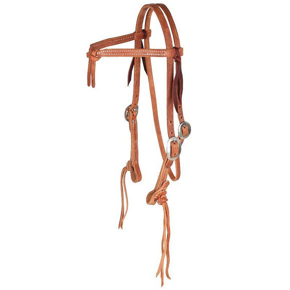 NRS Rattlesnake Knotted Browband Headstall