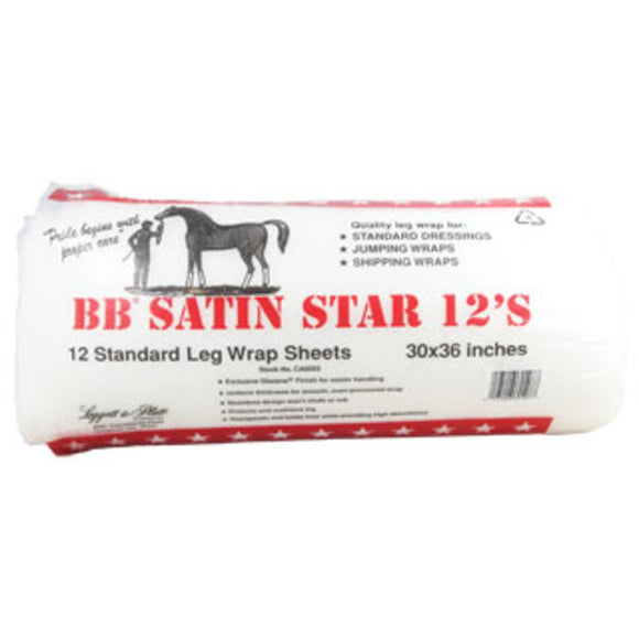 Buffalo Batt Satin Star 12's - Standard Leg Wrap Sheets