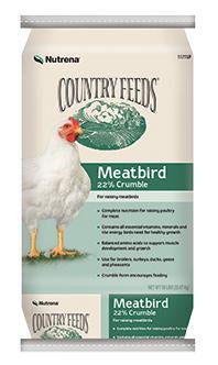 Country Feeds Meatbird 22% Crumbles